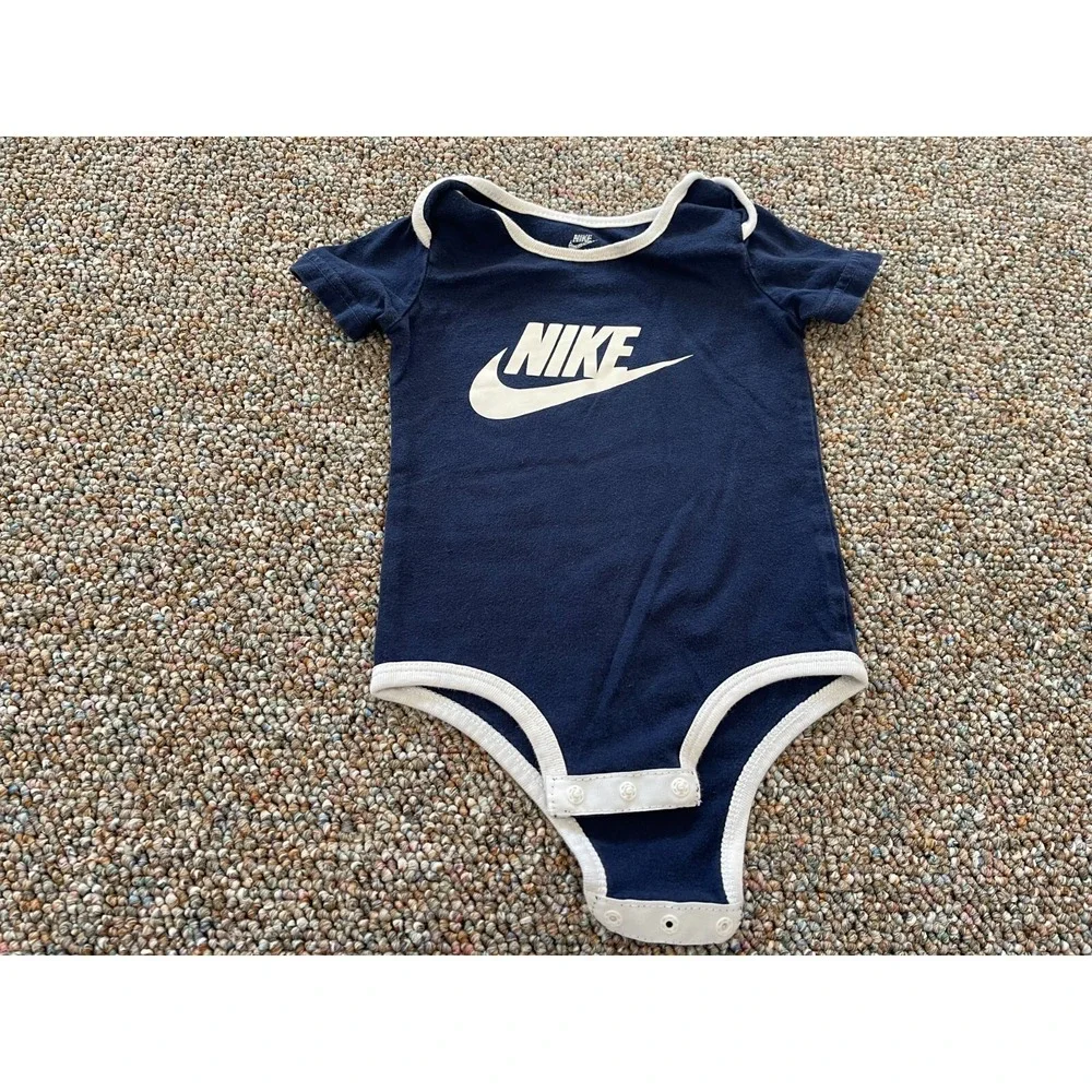 Nike Boys Navy Blue Bodysuit 9-12M